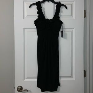 NWT Valerie Bertinelli Black Cocktail Dress Size 6